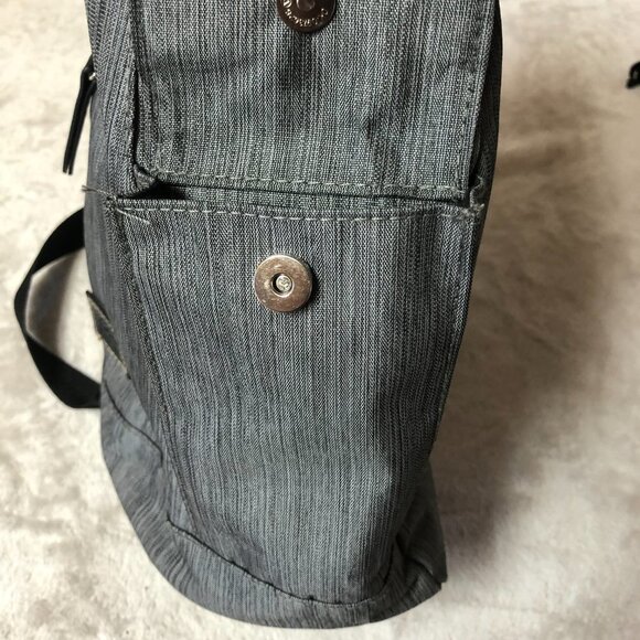 Roots 73 Crossbody Grey/Black Slingback Backpack Bag Unisex - Picture 8 of 11